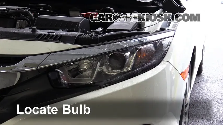 2016 Honda Civic LX 2.0L 4 Cyl. Sedan Éclairage Feu clignotant avant (remplacer l'ampoule)